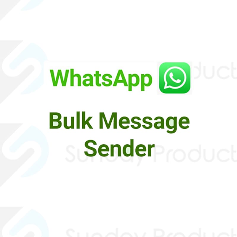 WaSender Bulk WhatsApp Sender.